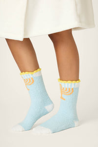 The “Menorah” Cozy Socks by PJ Salvage