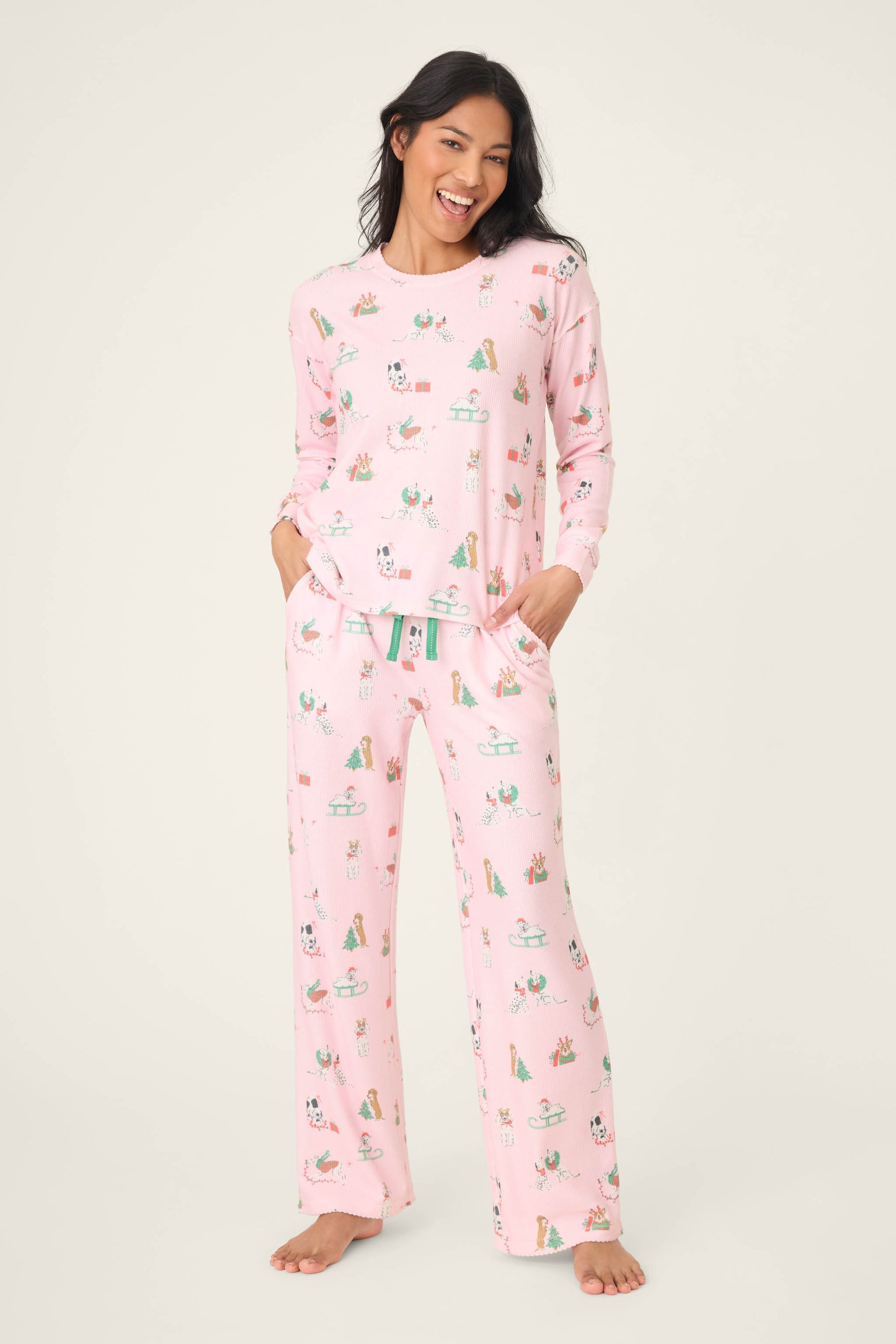 The “Peace + Pawlidays” PJ Set by PJ Salvage