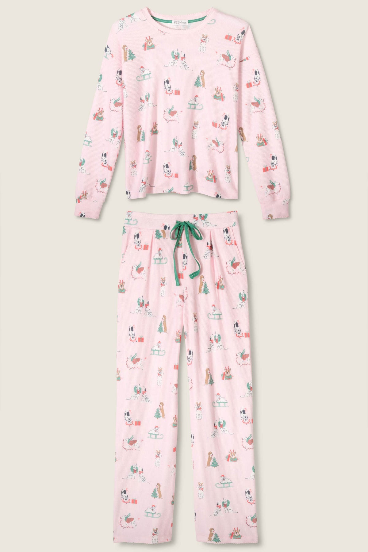 The “Peace + Pawlidays” PJ Set by PJ Salvage