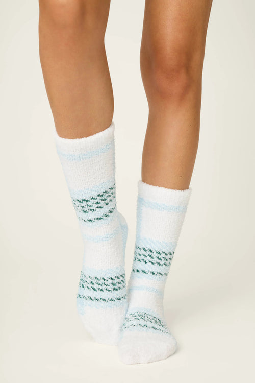 The "Ski Jammie" Cozy Socks by PJ Salvage