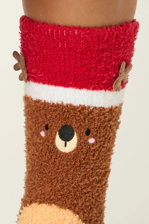 The "Reindeer" Cozy Socks by PJ Salvage