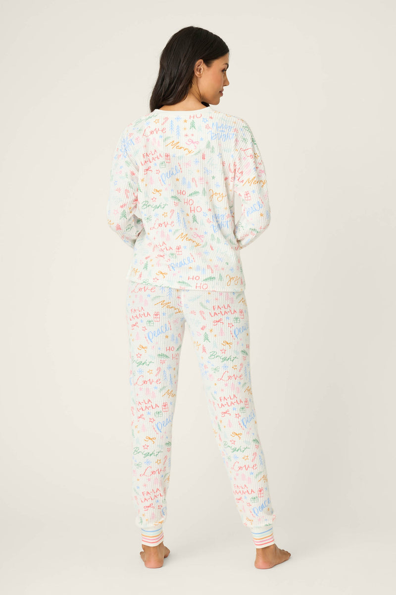 The “Fa La La” Ski Jammies by PJ Salvage