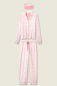 The "Happy Hour" PJ Set with Eye Mask by PJ Salvage
