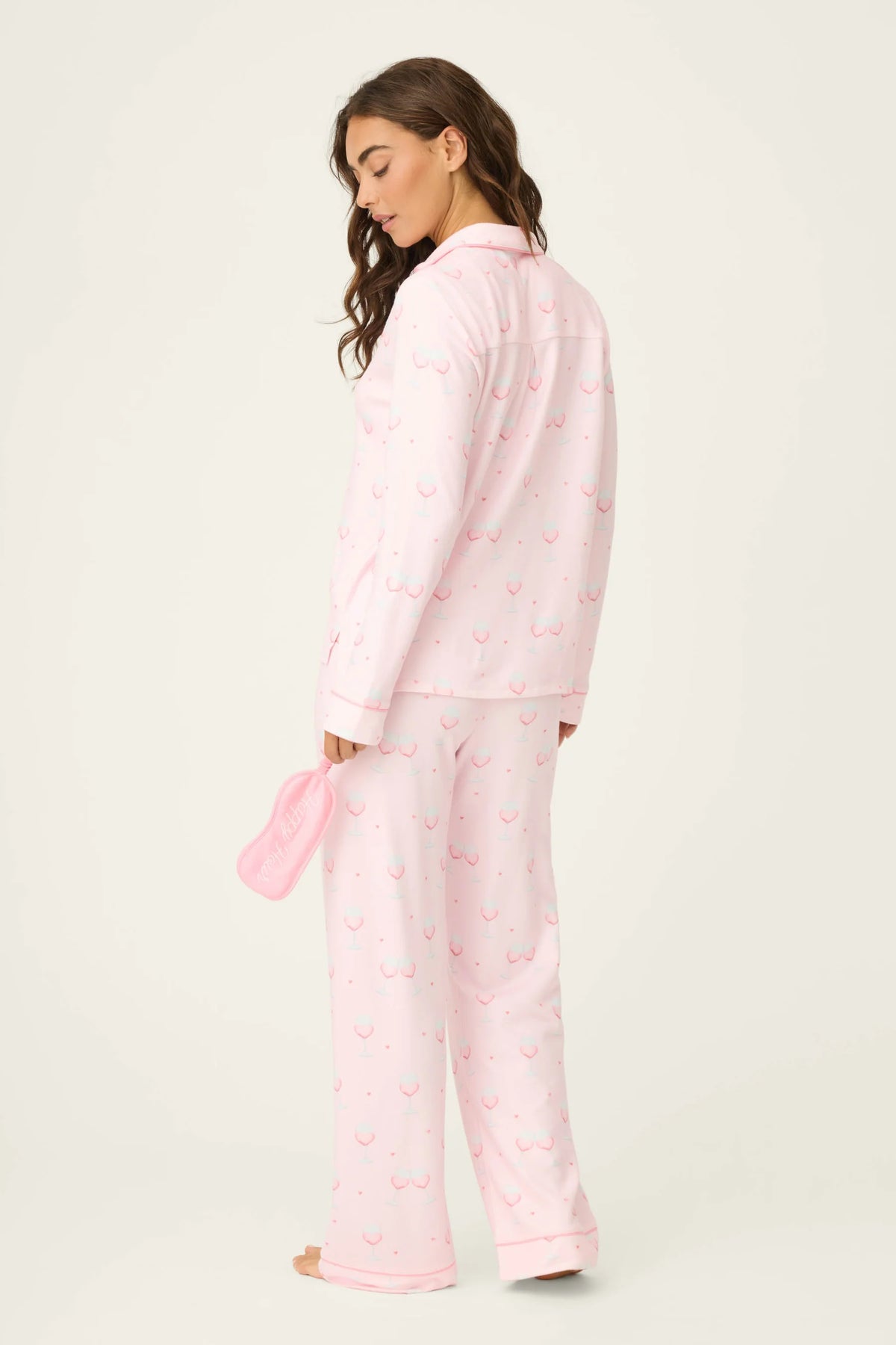 The "Happy Hour" PJ Set with Eye Mask by PJ Salvage