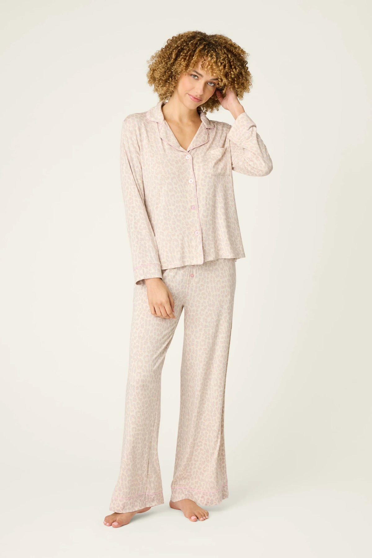 The "Luxe Leopard Dreams" PJ Set by PJ Salvage