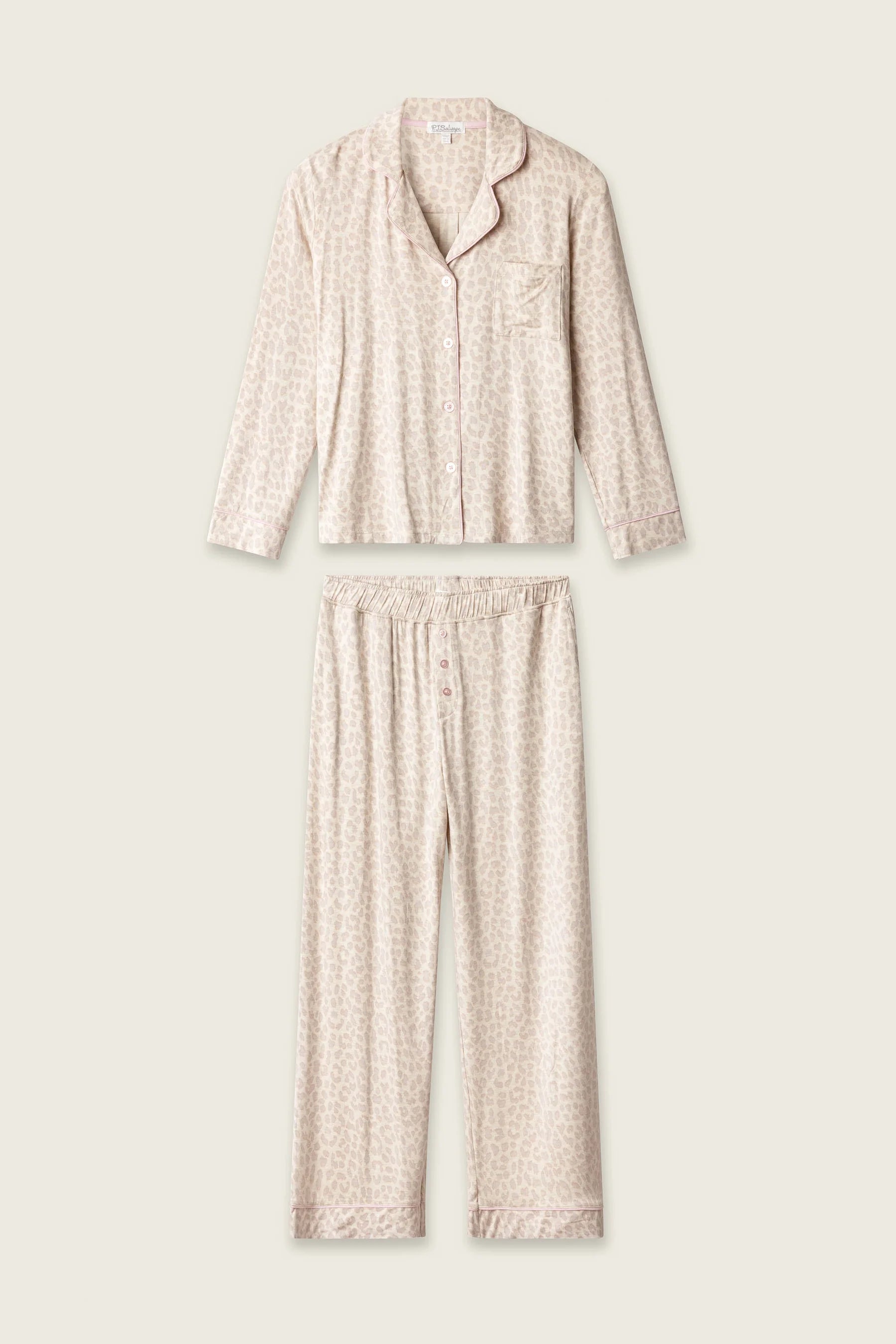 The "Luxe Leopard Dreams" PJ Set by PJ Salvage