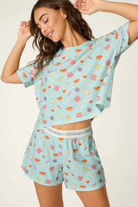 The "Sunday Brunch" Boyfriend Boxer Set by PJ Salvage