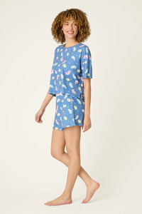 The "Cat Nap" Boyfriend Boxer Set by PJ Salvage