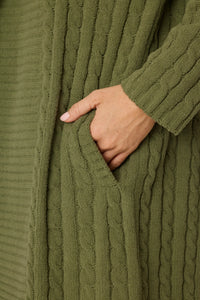 The "Olivine" Cozy Chenille Cardigan by PJ Salvage