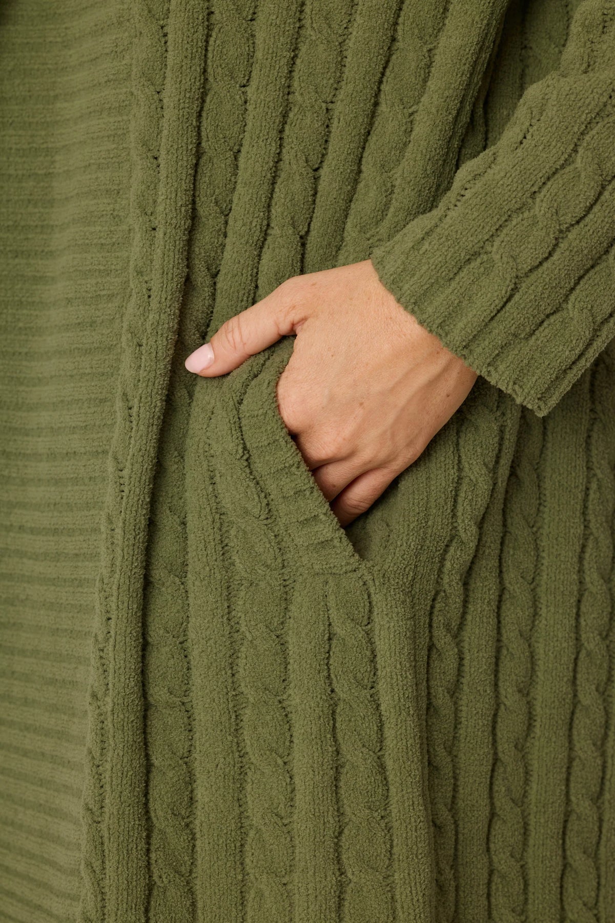 The "Olivine" Cozy Chenille Cardigan by PJ Salvage