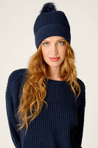 The Cozy Chenille Waffle Beanie by PJ Salvage