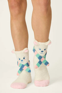 The "Cozy Polar Bear" Cozy Socks by PJ Salvage