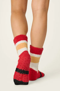 The "Jolly Santa" Cozy Socks