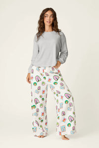 The "Heather Grey" Long Sleeve Top by PJ Salvage