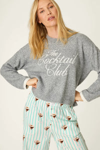 The "Cocktail Club" Snuggle Sweater by PJ Salvage