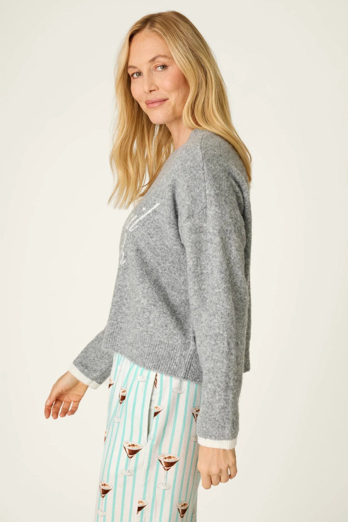 The "Cocktail Club" Snuggle Sweater by PJ Salvage