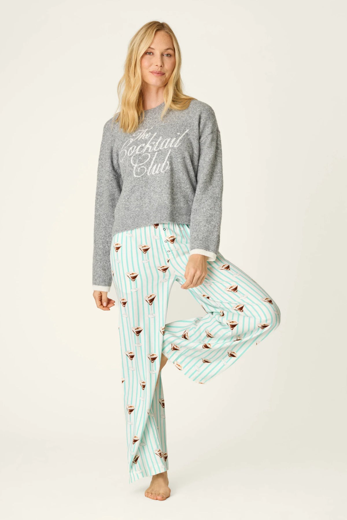 The "Cocktail Club" Snuggle Sweater by PJ Salvage