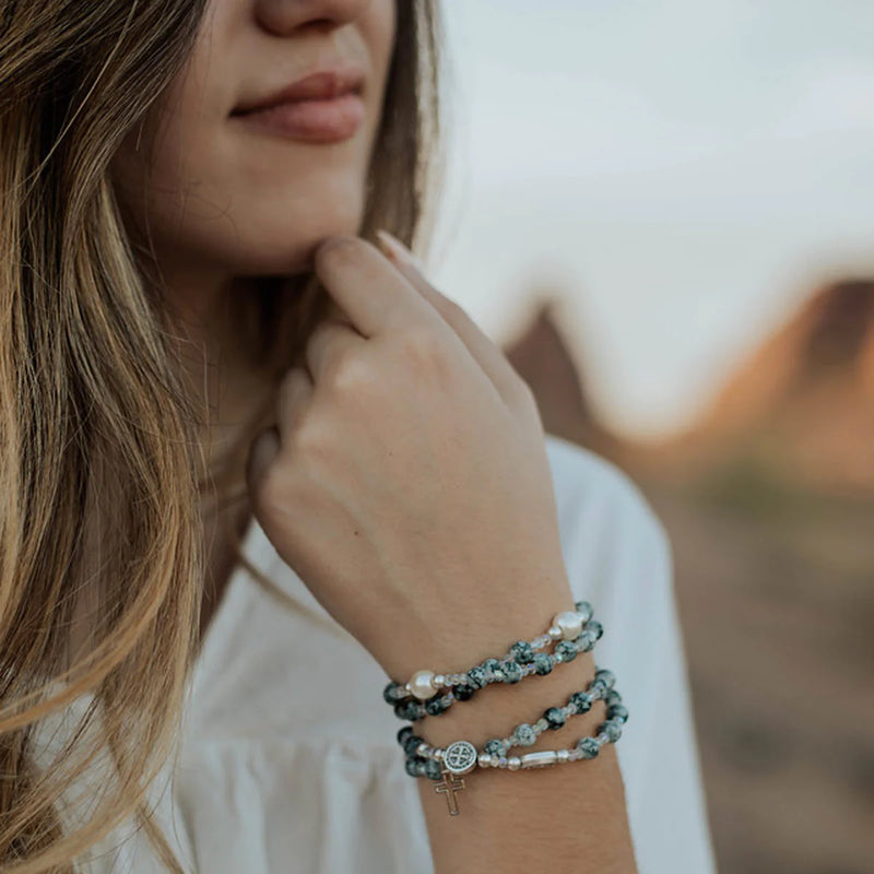 The "Rosary" Wrap Bracelet by My Saint My Hero