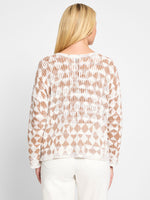 The "Textured Diamond" Sweater by NIC+ZOE