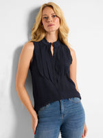 The "Falling Chiffon Woven Tank" by Nic + Zoe