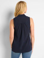 The "Falling Chiffon Woven Tank" by Nic + Zoe