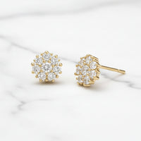 The "Floral Cz" Earrings