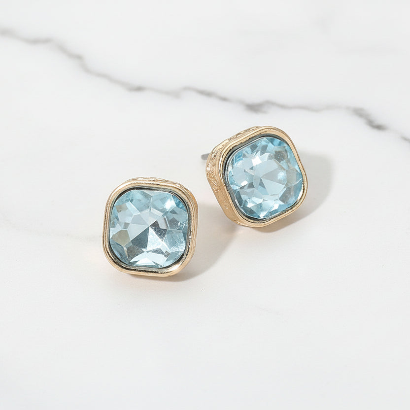 The "Blue Topaz" Earrings