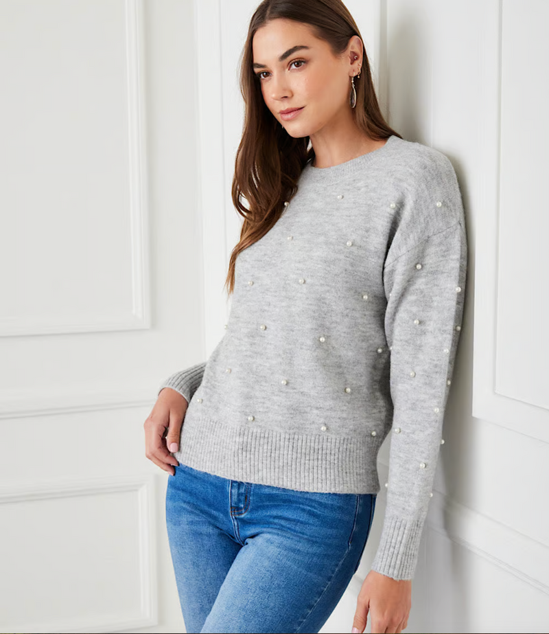 The "Melania" Pearl Sweater