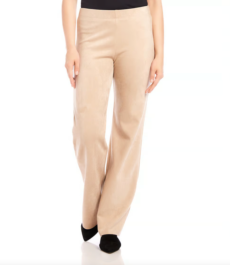 The "Almond" Faux Suede Pants