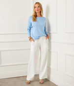 The "Violet" Wide Leg Linen Pant