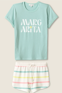 The "Limes & Sunshine Lounge Shorts Set" by PJ Salvage