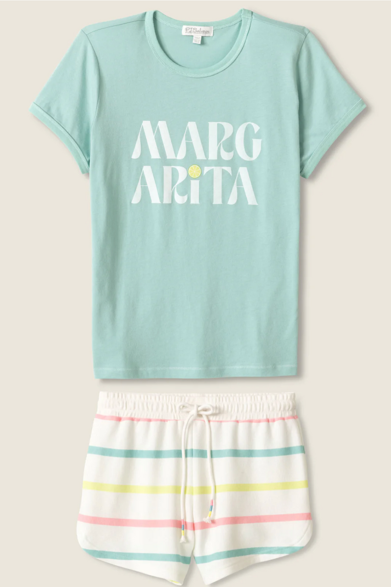The "Limes & Sunshine Lounge Shorts Set" by PJ Salvage