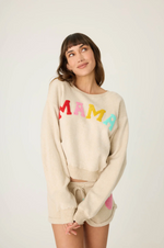 The "For the Mamas" Embroidered Long Sleeve Top by PJ Salvage