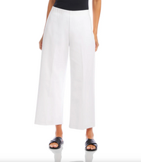 The "White Wide Leg" Crop Pant
