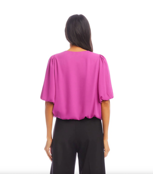The "Orchid" Puff Sleeve Top