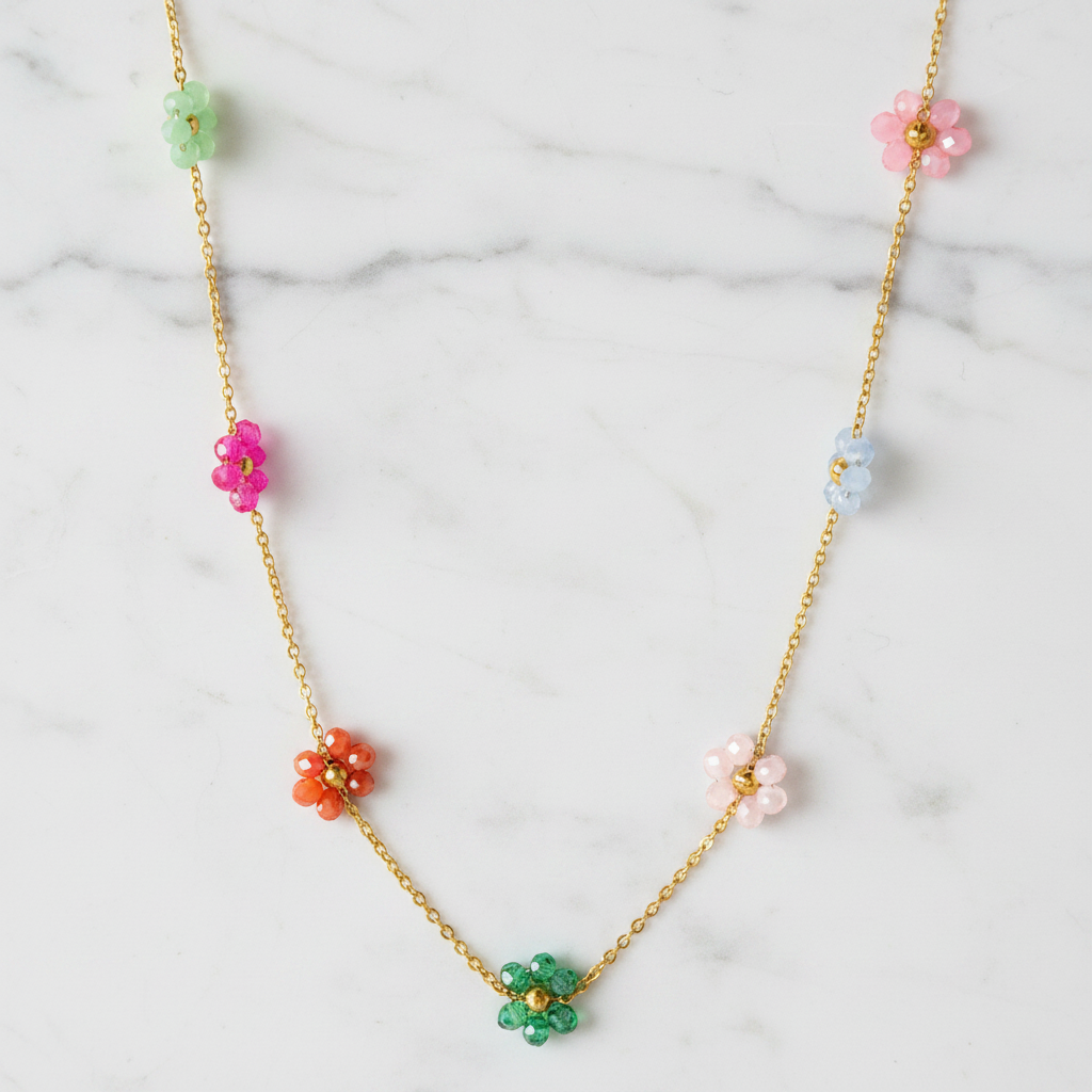 The "Beaded Floral" Necklace