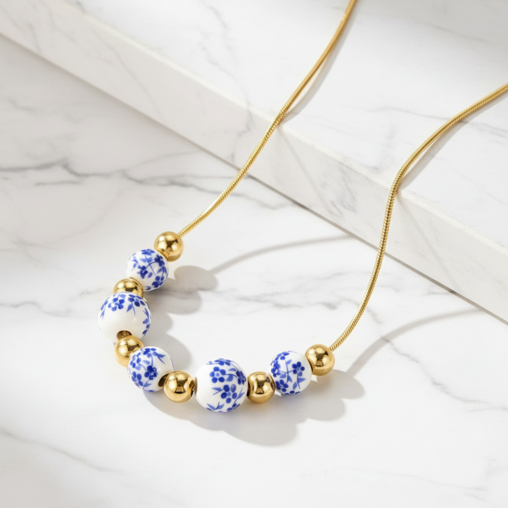 The "Painted Floral" Necklace