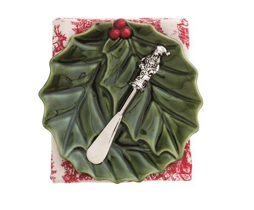 The "Holly & Toile" Appetizer Set