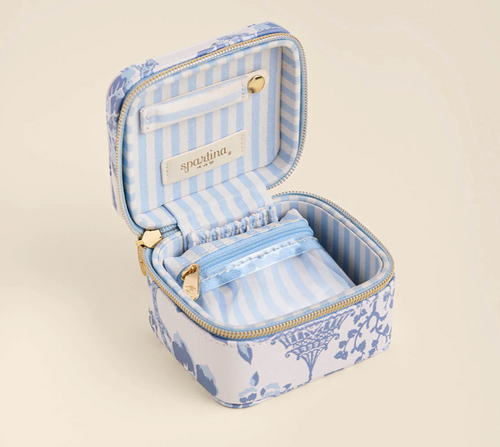 The “Garden Toile” Stow and Go Travel Jewelry Case by Spartina 449