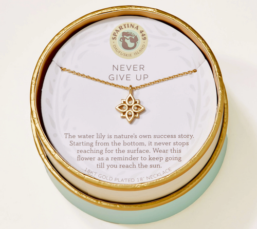 The “Never Give Up” Sea La Vie Necklace by Spartina 449