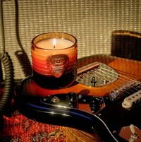 The "Midnight Leather" Candle by Voluspa x Fender