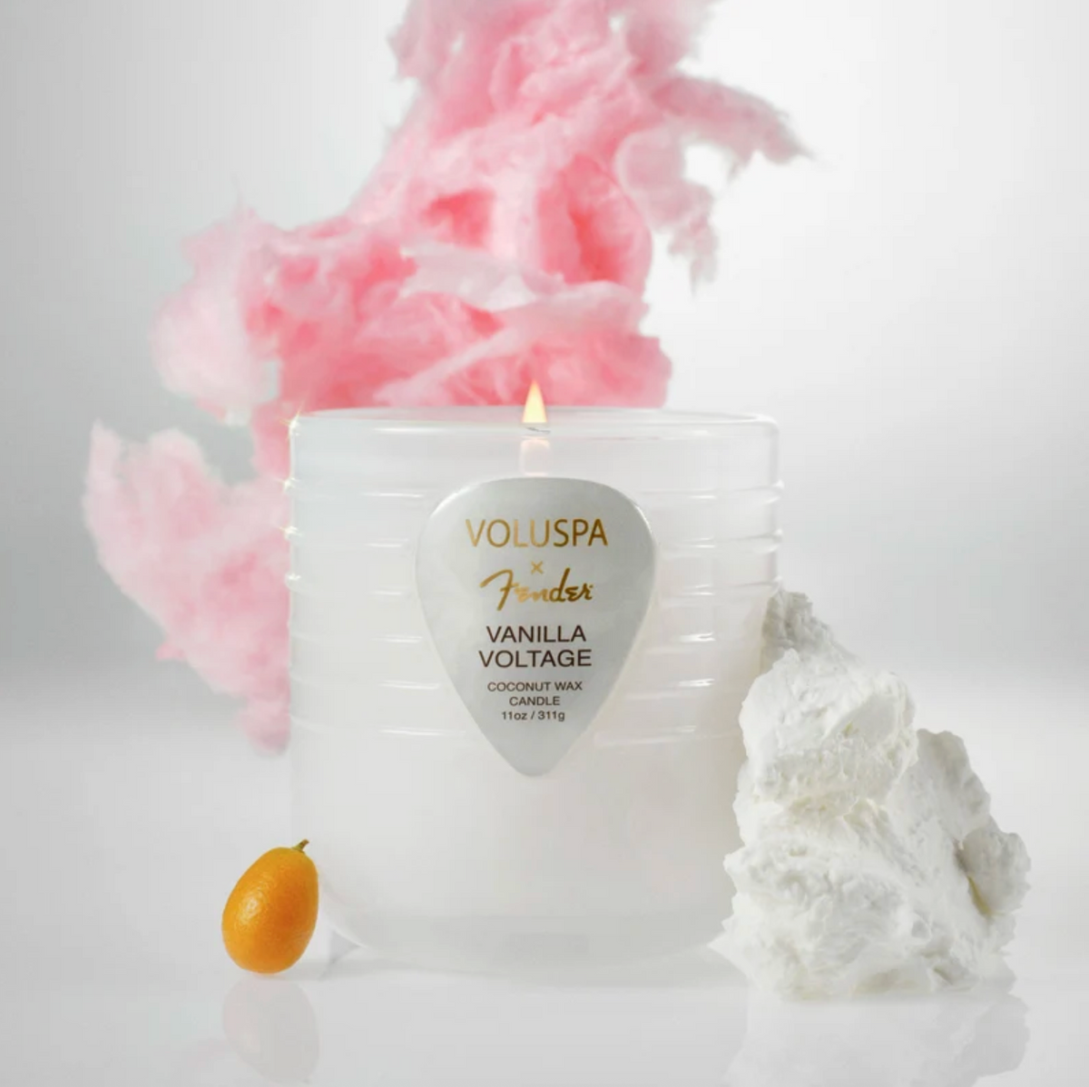 The "Vanilla Voltage" Candle by Voluspa x Fender