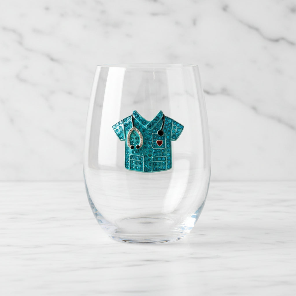 The "Scrubs" Stemless Wineglass