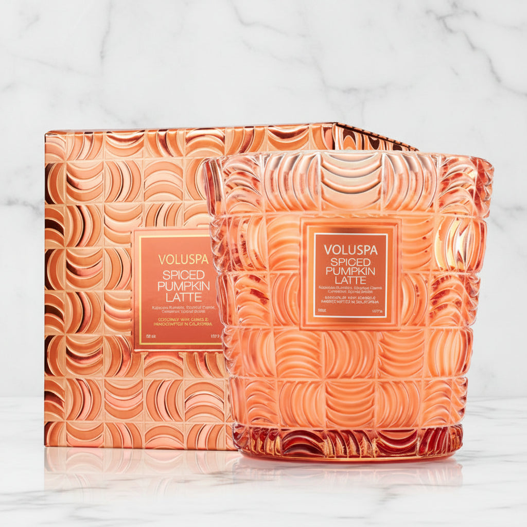 The "Spiced Pumpkin Latte" Collection by Voluspa