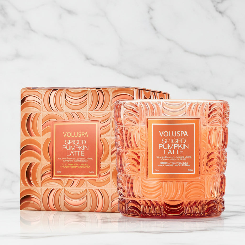 The "Spiced Pumpkin Latte" Collection by Voluspa