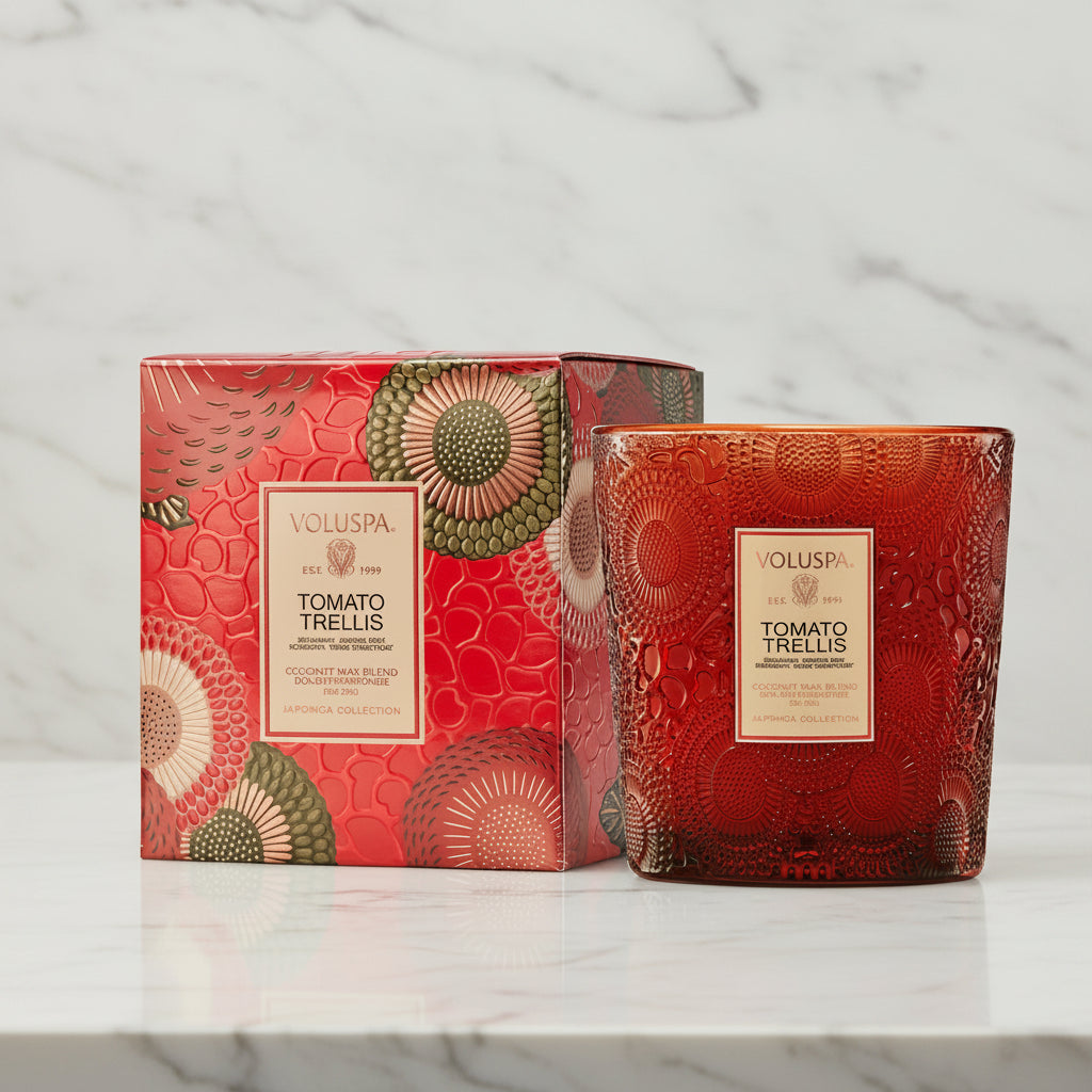 The "Tomato Trellis" Collection by Voluspa