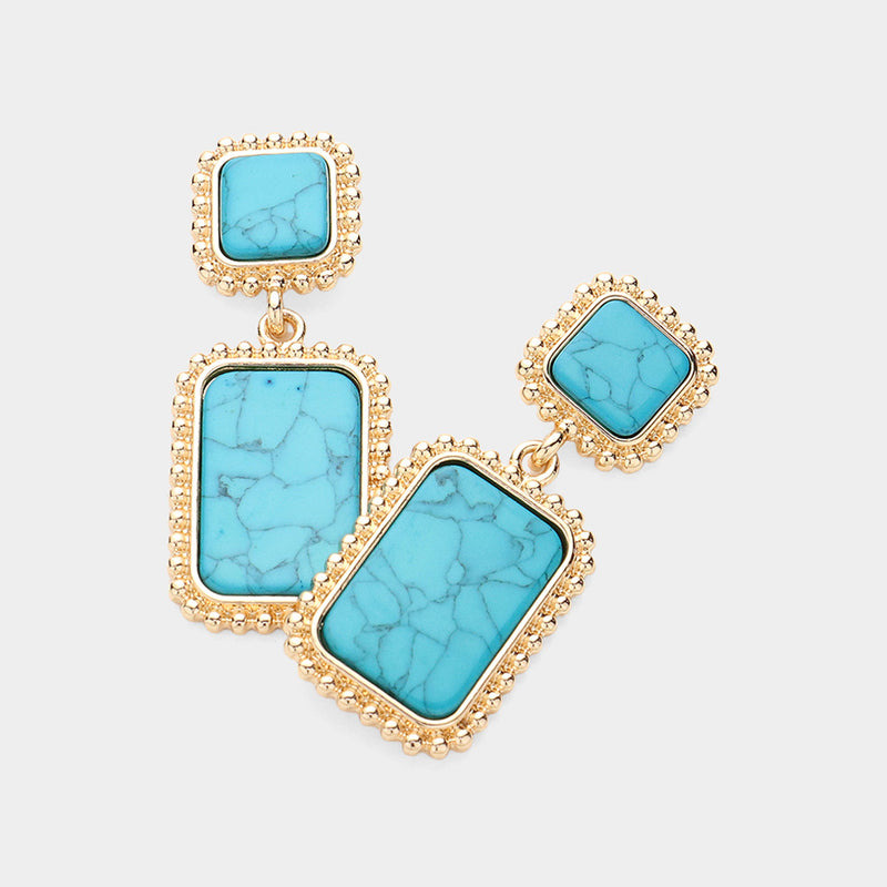 The "Tune into Turquoise" Earrings