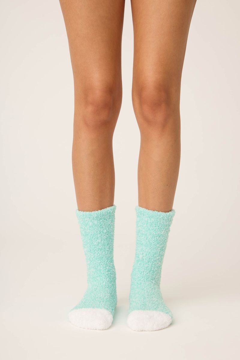 The "Candy Cane Heart" Cozy Socks by PJ Salvage