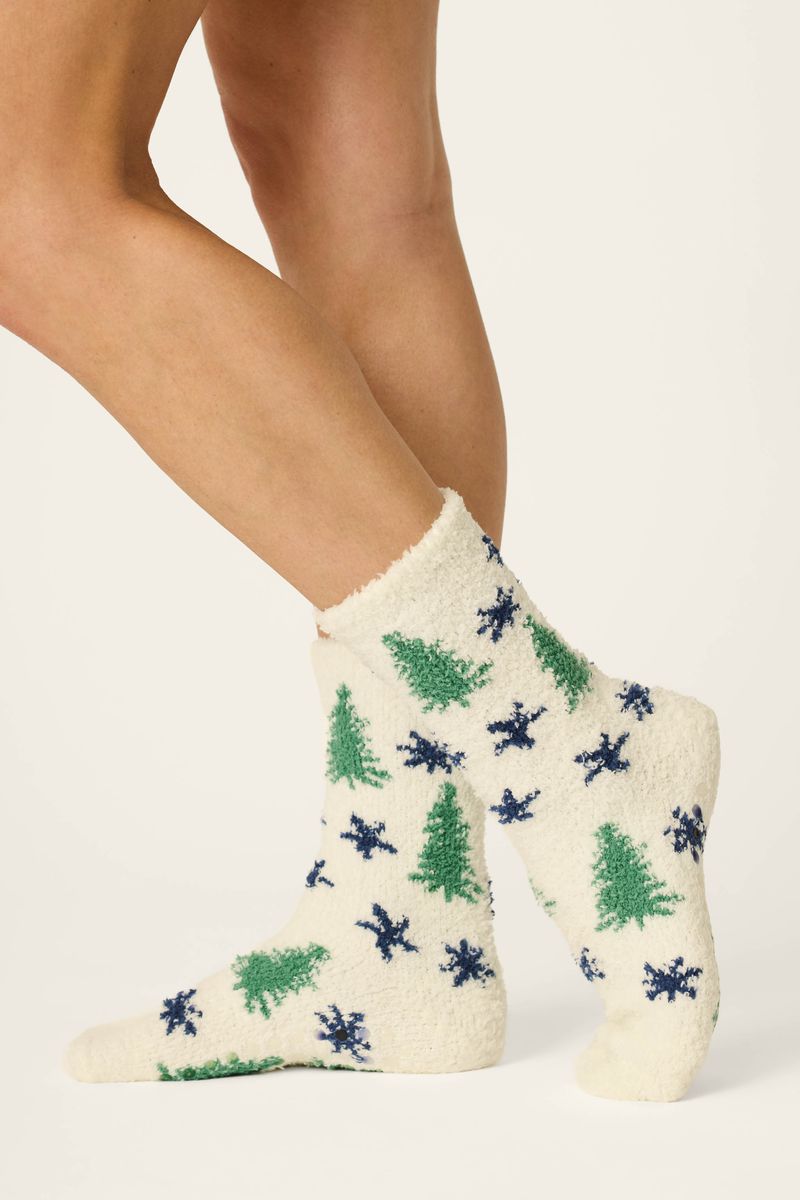 The "Christmas Tree" Cozy Socks