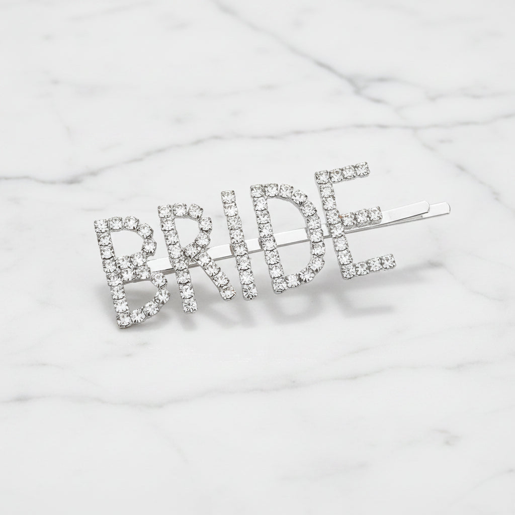 The "Bride" Rhinestone Hair Pin
